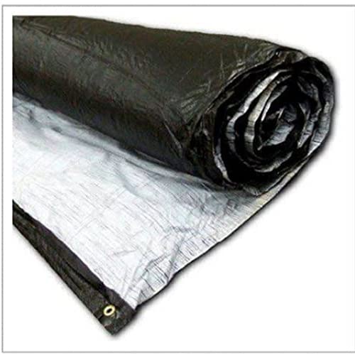 Mutual Industries - 17700-3-625 6 ft. x 25 ft. 3 Layer Foam Concrete Curing Blanket, Black, Large