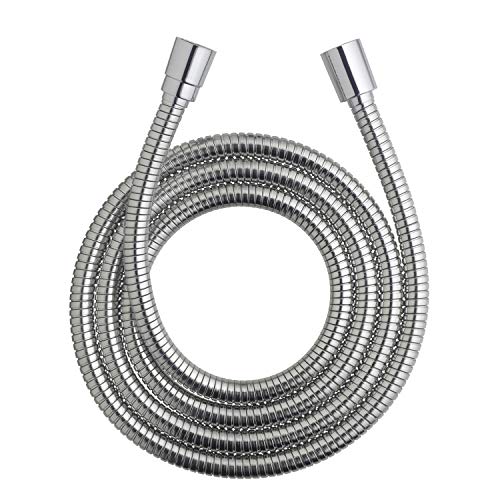 Waterpik HOS-960M Ultra-Flexible Replacement Metal Shower Hose, Extra Long for Handheld Shower Heads, 96-inch, Chrome