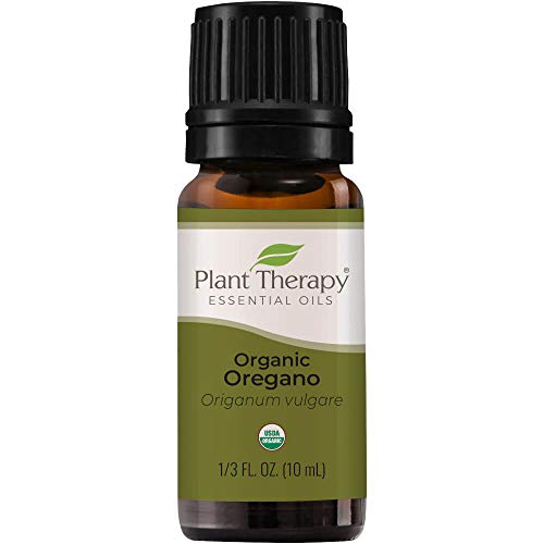 Plant Therapy Organic Oregano Essential Oil 100% Pure, USDA Certified Organic, Undiluted, Natural Aromatherapy, Therapeutic Grade 10 mL (1/3 oz)