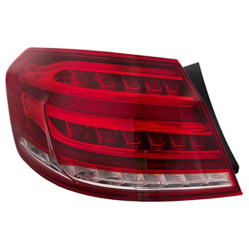 HEADLIGHTSDEPOT Tail Light LED Compatible with Mercedes-Benz E-Class W212 4 Door Sedan E350 E400 E550 E63 AMG Includes Left Driver Side Tail Light