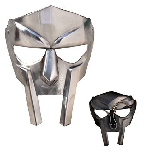 SARA NAUTICAL MF DOOM Mask Mad-villain Mild Steel Face Armour Medieval Hand-Forged Doom mask Tribute to MF Doom!