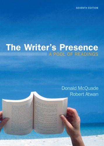 The Writer's Presence: A Pool of Readings