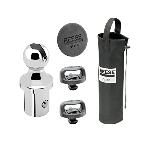 Reese Elite Series Gooseneck Hitch Head, Accessory Kit, Gooseneck Hitch Ball, Storage Bag, Safety Chains, Hole Cover