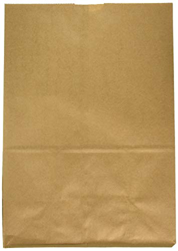 Duro Heavy Duty Kraft Brown Paper Barrel Sack Bag, 57 Lbs Basis Weight, 12 x 7 x 17, 25 Ct/Pack, 25 Pack