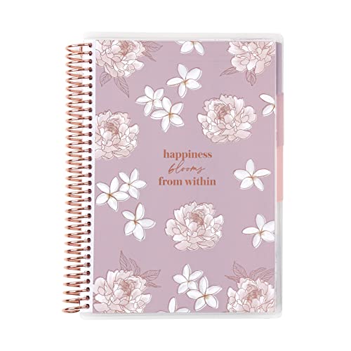 A5 Spiral - Bound Self Care Journal. Daily Self-Care Reflection Spreads. Weekly, Monthly, and Quarterly Reflection. Monthly Self-Care Trackers. 3 Tabs. Sticker Sheet Included by Erin Condren.