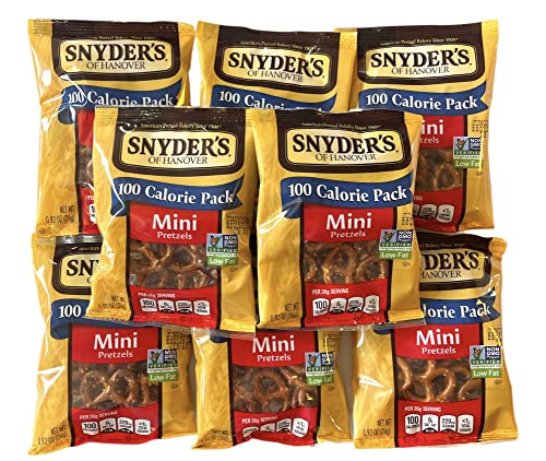 Snyder's Mini Pretzels, 0.92oz Bags Pack of 12, with a Mystery Item, Perfect Snack with a Surprise