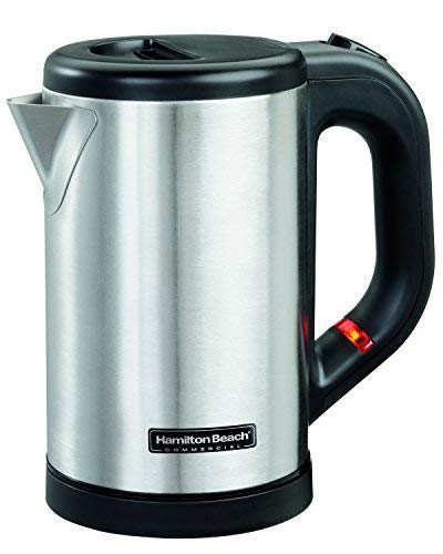 Hamilton Beach Commercial Hospitality 0.5 Liter Stainless Steel Electric Hot Water Tea Kettle HKE050