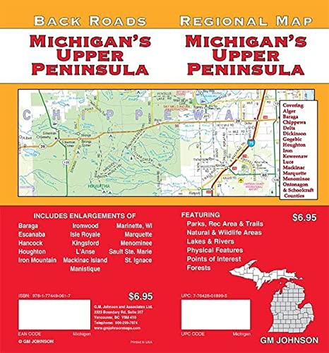 Michigan's Upper Peninsula, Michigan Regional Map