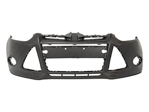 BUMPERS THAT DELIVER - Primered, Front Bumper Cover Fascia for 2012 2013 2014 Ford Focus Sedan/Hatchback 12 13 14, FO1000664