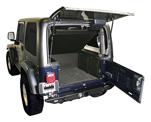 Tuffy Security Products Deluxe Cargo Enclosure - '87-95 Wrangler YJ / '97-06 Wrangler TJ (Black)