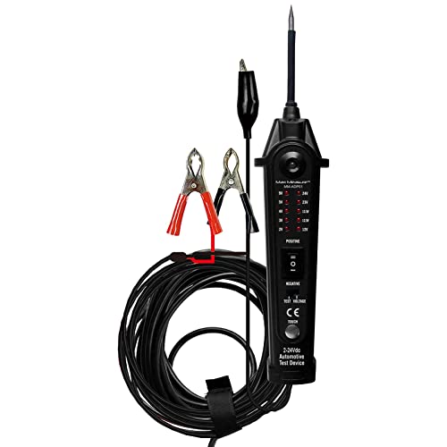 allsun Automotive Electrical Circuit Tester Probe 2-24V DC Pen Vehicle Power Diagnostic Tool Auto Wire Test Light Device System Analyzer