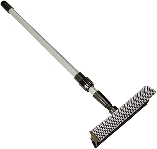 Carrand 9046 8" Squeegee with 36" Steel Extendable Handle, Gray