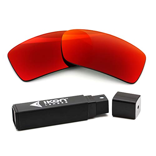 IKON LENSES Replacement Lenses For Oakley Gascan Sunglasses (Red Mirror (Polarized)