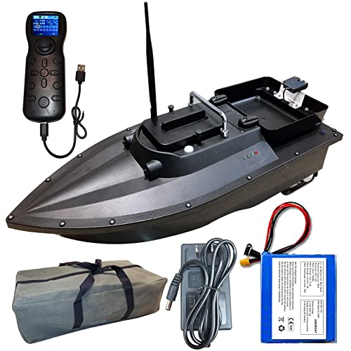 CRESEAPRODUCTS High Speed RC Bait Boat for Ocean Lake Fishing with GPS, 500M Range, 4.5KG Load, Auto Pilot and Auto Return