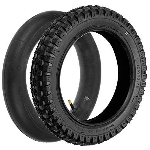 HIAORS 12.5x2.75 (12-1/2x2.75) Tire & Inner Tube Set for Razor MX350 MX400 Dirt Rocket, X-Treme X-560 EZIP 750 500 Mini Pocket Bikes Gas Scooters Electric Dirt Bike