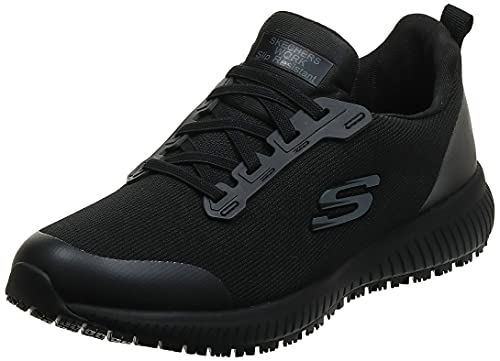 Skechers Squad SR Black Flat Knit 8 B (M)