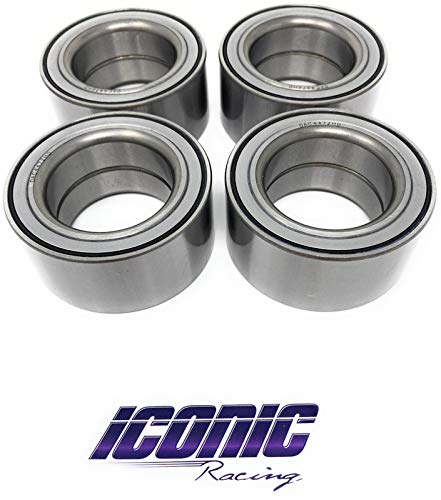 Iconic Racing Heavt Duty Front and Rear Wheel Bearings Compatible with Polaris RZR 900 1000 Turbo All Models XP XC S 4 Trail 2014-2021
