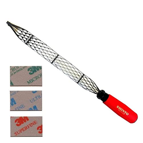 Shinto Saw Rasp E2101 Blade length 9.84in (250mm) over-all length 14.96in (380mm) Including sandpaper