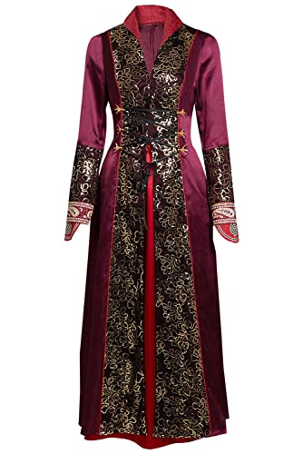 Kucos Womens Rhaenyra Targaryen Cosplay Costume House Dragon Dress Robe Uniform Queen Suit Princess Outfits Halloween