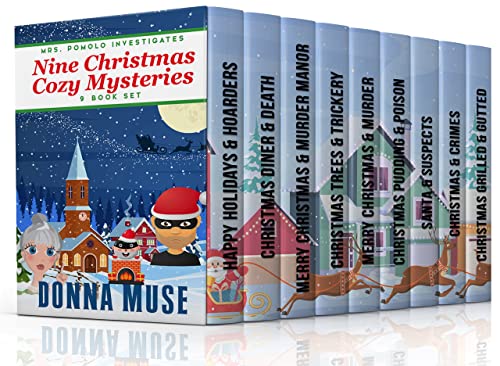 Nine Christmas Cozy Mysteries (Mrs. Pomolo Investigates)