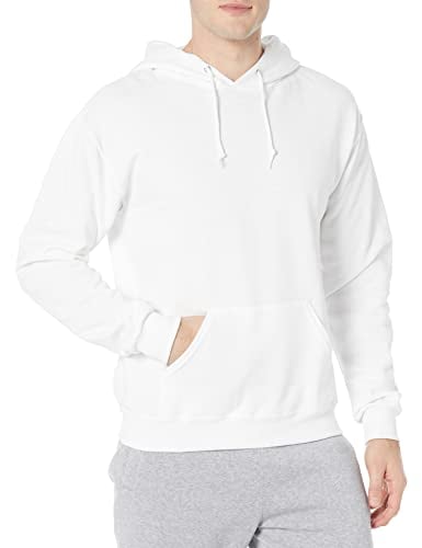 Jerzees Men's NuBlend -Fleece -Sweatshirts & - -Hoodies, -Hoodie-White, Medium