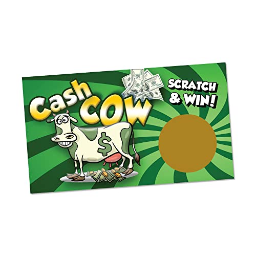 Cash Cow Scratch Off Cards - (30 Pack) - Scratch Off Tickets - Employee Appreciation Reward - Retail Scratch & Win