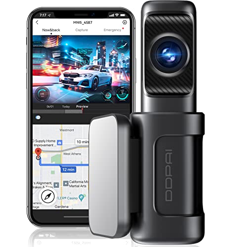 DDPAI Dash Cam 4k, 2160P Dash Camera for Cars Built in 5G WiFi GPS, Car Camera with 64G EMMC, Sony IMX415, Night Vision, WDR, G-Sensor, 24H Parking Monitor