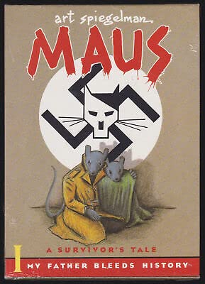 Rare Art Spiegelman / Maus I & II Two-Volume Set in Slipcase 1986 Reprint - Pantheon