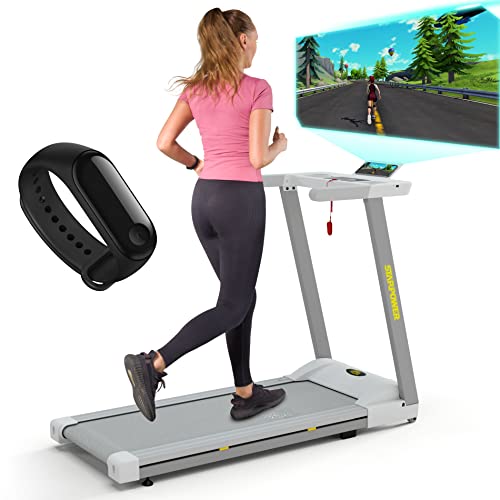 Folding Treadmill for Home, Foldable Treadmill 3HP with 300 lb Capacity, Walking Jogging Running Exercise Machine for Home Office