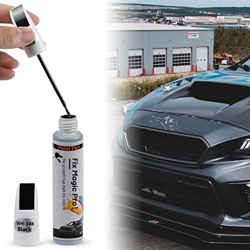 Car Touch Up Fill Paint Pen Car Scratch Repair Automotive Touchup Paint Pen Two-In-One Car Touch Up Paint(BLACK)