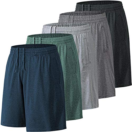 BALENNZ Athletic Shorts for Men with Pockets and Elastic Waistband Quick Dry Activewear