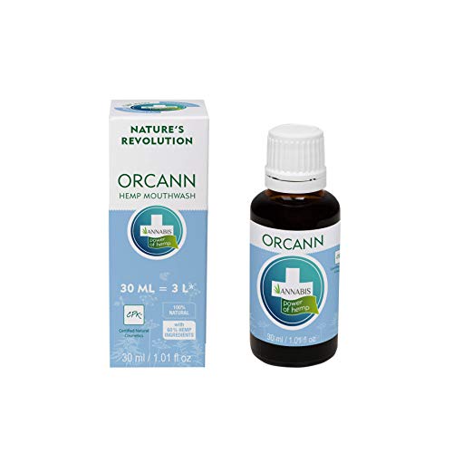 Annabis ORCANN All-Natural Vegan Concentrated Mouthwash with Organic Hemp