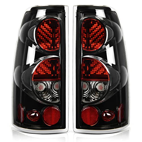 AUTOSAVER88 LED Tail Lights Assembly for 1999-2006 Chevy Silverado 1500 2500 1500HD 2500HD 3500, 2007 Silverado Classic, 99-02 GMC Sierra 1500 2500 Taillights (Fits for Fleetside Models Only)