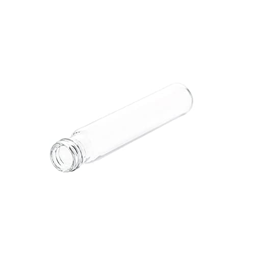 PYREX 16x100mm Disposable Round Bottom Threaded Culture Tubes, Without Marking Spot or Caps, Bulk Pack, Pack of 50