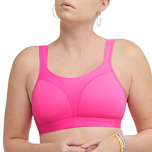 Champion womens Spot Comfort Full Support Sports Bra, Pinksicle, 36C US