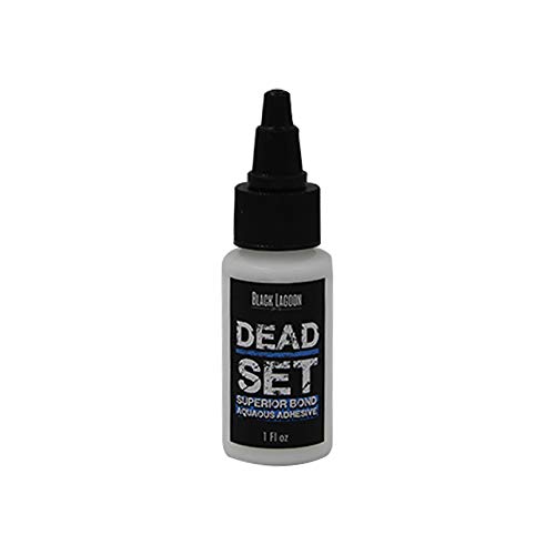 DeadSet Adhesive 1 oz - Superior Bond Skin Adhesive for Prosthetics and FX Makeup