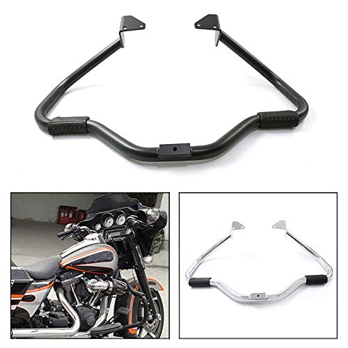 COPART Motorcycle Engine Guard Highway Crash Bars Bumper Protector for Harley Dyna Street Bob FXDB Fat Bob FXDF Low Rider Super Glide 2006-2017 (Black)