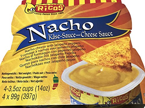 Rico's Nacho Cheese Dip,4 count,  3.5 Ounce