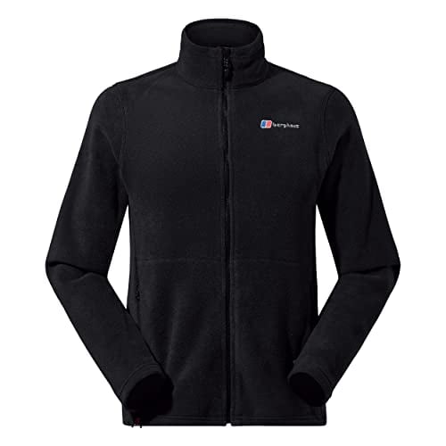 Berghaus mens Berghaus Men's Prism Polartec Interactive athletic shell jackets, Black/Black, Large US