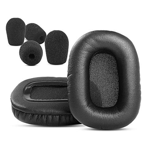 YDYBZB Ear Pads Replacement B450-XT Microphone Foam Compatible with VXI Blueparrott B450-XT B450XT Bluetooth Headset Mod Kit Ear Cushions Cups (Ear Pads + Microphone Foam)