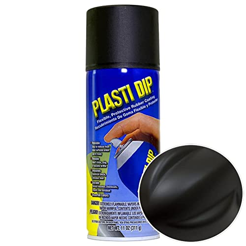DipYourCar Plasti Dip Automotive Peelable Paint Aerosol - Black Includes DYC Expert Product Support