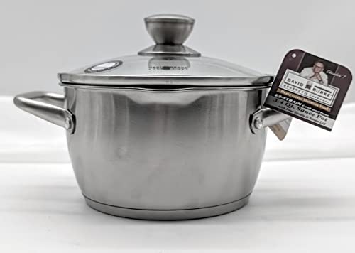 David Burke Gourmet Pro Regency II (3.4 qt sauce pan), Silver (M-12240)