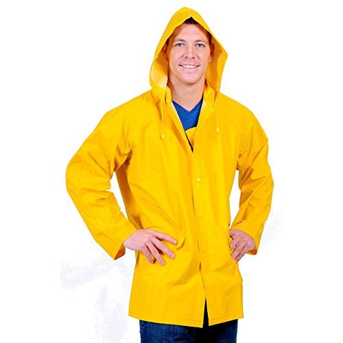 Galeton mens RAINCOAT, Yellow, Medium US