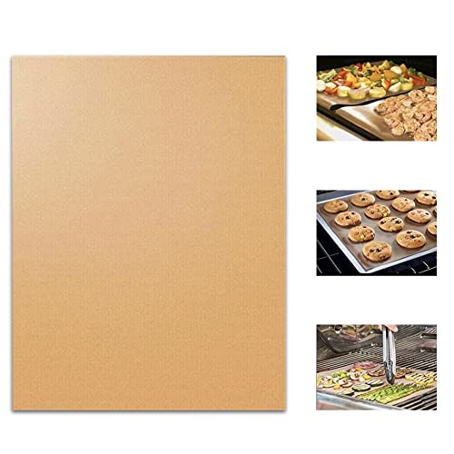 NA Grill Mat Set 5Piece - 100% Nonstick Grill and Baking Mat, PFOA Free Heavy Duty Reusable and Easy to Clean for Electric Grill Gas Charcoal Grill (Copper)