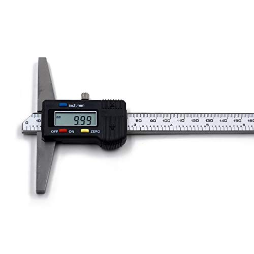 Oudtinx Digital Depth Caliper Electronic Depth Gauge Caliper Depth Rule (200mm(Normal))