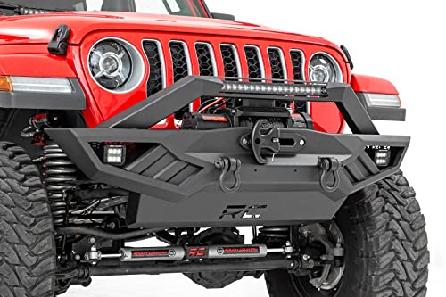Rough Country Full Width Off-Road Front Bumper for 07-23 Jeep JK,JL,JT - 10645A