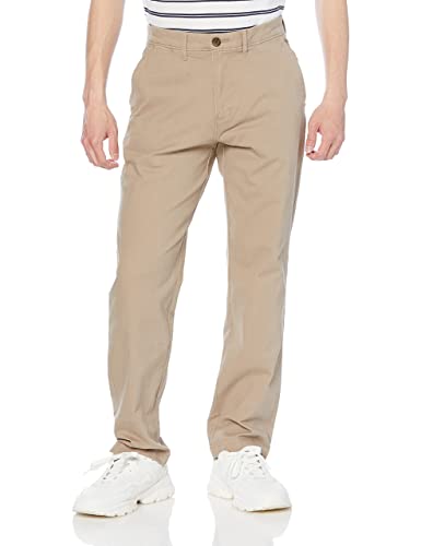 Amazon Essentials Men's Relaxed-Fit Casual Stretch Khaki Pant, Khaki Brown, 38W x 30L