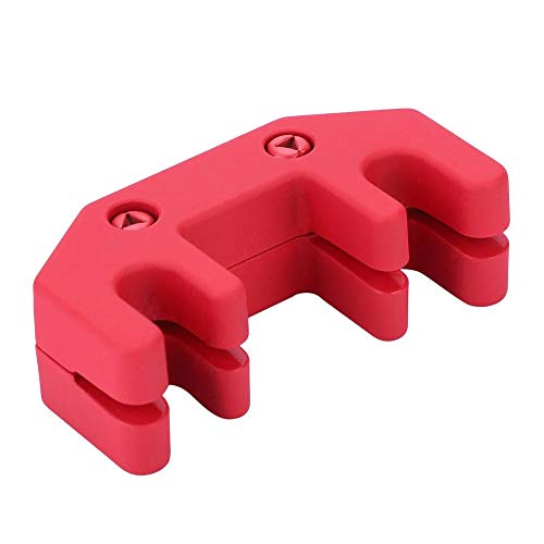 Violin Mute, Rubber Violin Practice Mute Combo, Metal Violin Mute Practice Violin Silencer For 1/2, 3/4, 4/4 Violin (Red) Otto Practice Mute Violin Mute