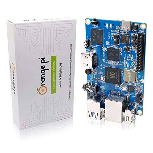 Orange Pi 3 LTS 2GB LPDDR3 Allwinner H6 Flash 4-Core 64 Bit with 8GB eMMC Flash Single Board Computer, Support Dual-Band WiFi and Bluetooth 5.0 Development Board Run Android/Ubuntu. (Pi 3 LTS)