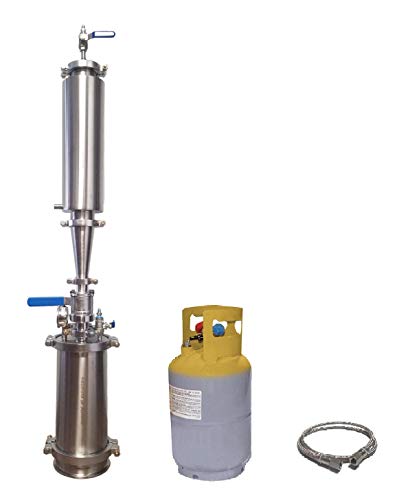 1LB Capacity Closed Loop Extractor with Solvent Tank
